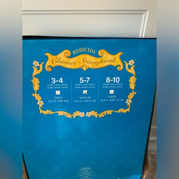 Vintage 1999 RUBIE TOY Classic Story Book Children’s Costume SZ 5-7 Years (8-10) - Picture 6 of 16